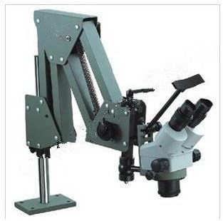 Gowe 7X-45X Jewelers Microscope Gem Diamond Setting Microscope jewelry micro scope with Stand