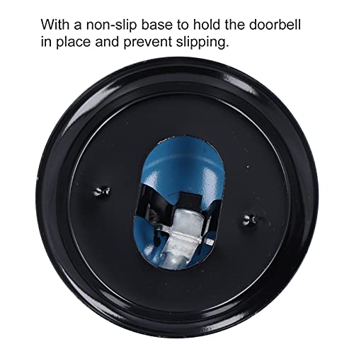 Restaurant, Classic Bell‑Shaped Design Call Bell Stainless Steel Non-Slip Base For Customer Service Counters Cleaners Or Household Use For Dinner School(Blue) #TOP3