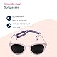 Kiddus Polarisierte Sonnenbrille Baby Mädchen & Baby Jungen, Kinder 8-24 Monate, Kindersonnenbrille 1 Jahre, 100% UV-Schutz, Flexible Rahmen, Reisezubehör