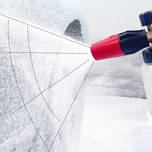 Canon à mousse haute pression à double connecteur pour toit et auto