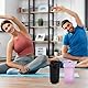 Moerstar 2 Stück Protein Shaker Flasche,500ml Shaker für Eiweiß,Trinkflasche, Sportflasche, Wasserflasche, BPA-frei, Auslaufsicher, Spülmaschinenfest, Für Sport Fitness Fitnessstudios (Schwarz + Lila)