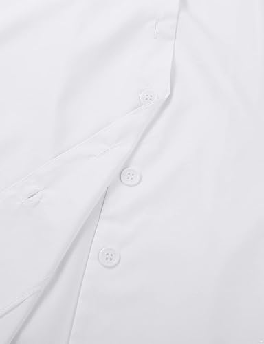 Miniatura 7 de Disfraz sexy de enfermera traviesa para mujer, disfraz de cosplay, vestido elegante, vestido acampanado con sombrero