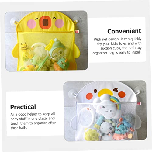 Totority 2 Pçs Brinquedos De Banheiro Bolsa Pendurada De Brinquedos De Banho Brinquedos De Banho Mal