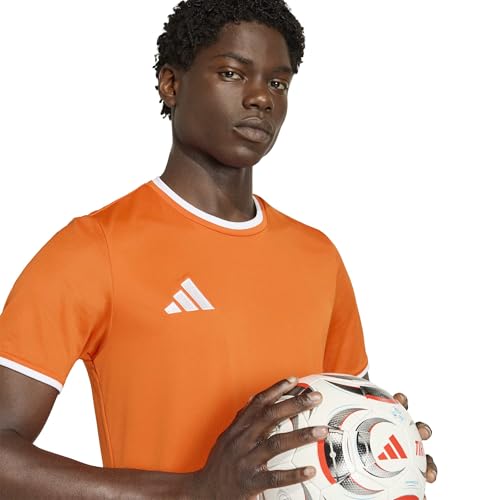 adidas Herren Entrada26 Jersey Shirt, Team orange/White, L Tall – Ansicht 5