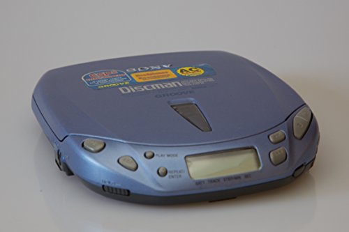 Sony D-E 401 CD-Player - Tragbar mit integriertem Akku - Blau - Netzteil - Kopfhöreranschluss: Kein