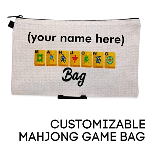 Bolsa personalizada para Mahjong con cierre y correa miniatura 6