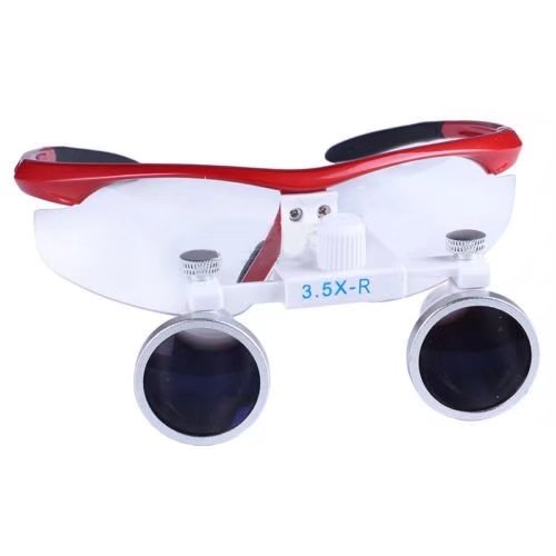 BoNew 3.5X-R Binocular Optical Dental Glass Head Loupe Surgical Surgery Flip Tool (Only Loupe) - Thumbnail 4