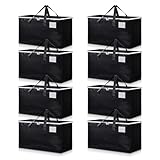 Cajas Mudanza, 8PCS Cajas de Almacenamiento, Bolsas de Mudanza Gran Capacidad, Cajas para Mudanza con Asas Reforzadas y...