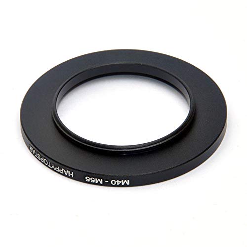 Anillo Adaptador Metálico M40 a M55 Macho a Hembra, de 40 mm a 55 mm, Paso hacia Arriba para Filtro de Lente miniatura 3