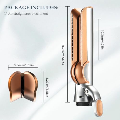 Acessório de fluxo de ar para modelador de ar Dyson, acessório de bicos para cabelo liso com menos d