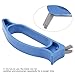 2Pcs Ice Fishing Knife Sh Ener Set - Compact Auger Vane/Wing Cutter Pliers for Winter Fishing Accessories