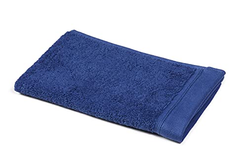 Sowel® Toalla de Invitados de 30 x 50 cm, 100% Algodón Orgánico, Fabricada en Portugal, Color Azul Marino