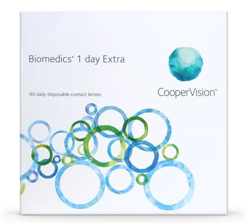 Biomedics 1 day Extra sphere, Tageslinsen weich, 90 Stück / BC 8.80 mm / DIA 14.20 mm / 6.00 Dioptrien