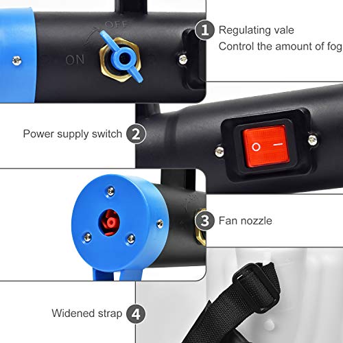 image for LIAOINTEC Portable ULV Fogger Machine,Backpack Disinfectant Mist Duste