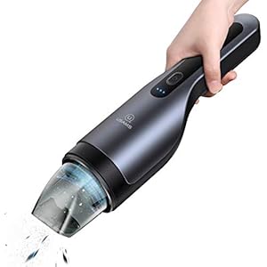 Handheld Car Vacuum, 5500PA Powerful Suction, Portable Rechargeable Mini Auto Vacuum Cleaner for Quick Car/Home Cleaning