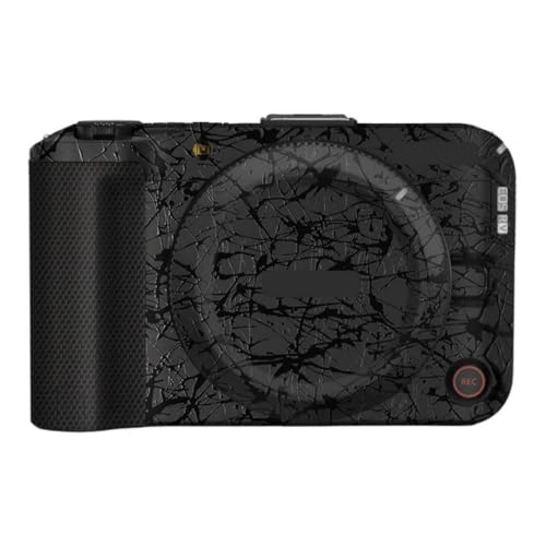 R50V カメラボディ保護ステッカープロテクターコートデカールスキン に適合する Canon EOS R50 V ビニールラップ 傷防止フィルム ミラーレス(スプラッシュウルトラブラック)