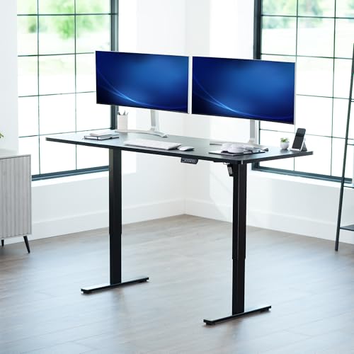 Electric standing desk adjustable