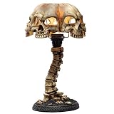 Pacific Giftware Incomplete Resurrection Skull Faced Desk Lamp Resin Home Decor