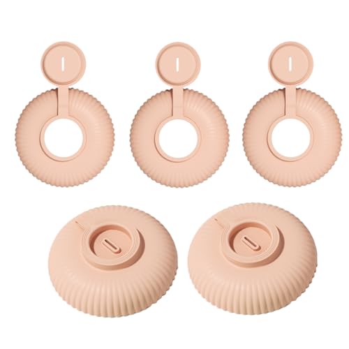 Pop Holder, Anti-Drip Iced Cream Holder, 5 Pieces Reusable Drip Catcher, Silicone Design, 4.49x0.83 Inches, No Freezing Hands, Perfect for Home, Travel, Outdoor Treats