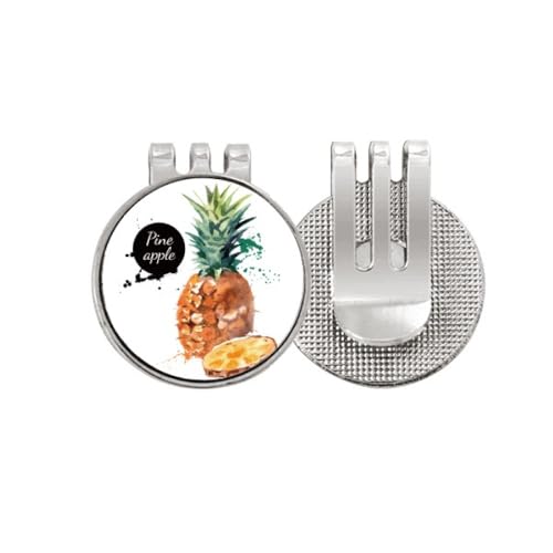 Marqueur de balle de golf magnétique PinesFruit pour clip de chapeau en émail