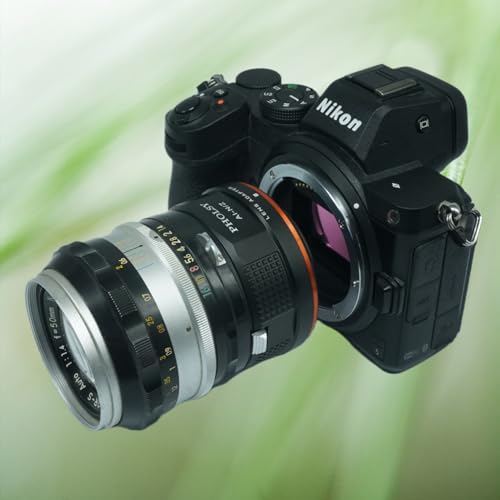 Adaptador de montura de lente PHOLSY FTZ para enfoque manual: compatible con lentes Nikon F y cámaras Nikon Z miniatura 3