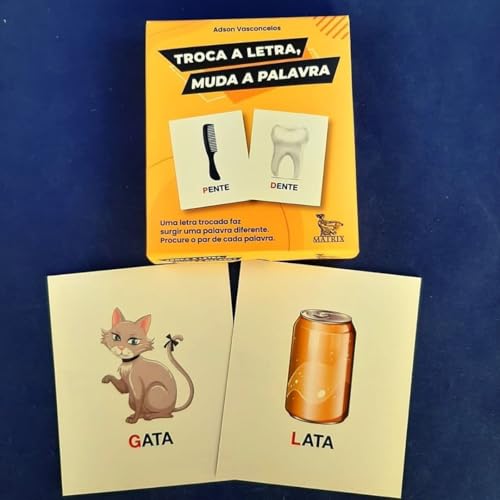 Troca a letra, muda a palavra: Uma letra trocada faz surgir uma palavra diferente. Procure o par de