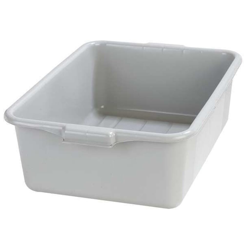 Tote Box by Carlisle – 30.0 quarts, Resin, Gray, Model N4401123