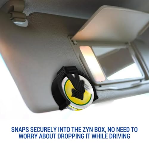 Image of Car Visor Clip Holder for ZYN,Suitable for cans of 2.75 inch*0.78 inch,Universal high-Temperature Resistant Sun Visor Accessories for Bag cansInterior Car Accessories for Organization(ape)