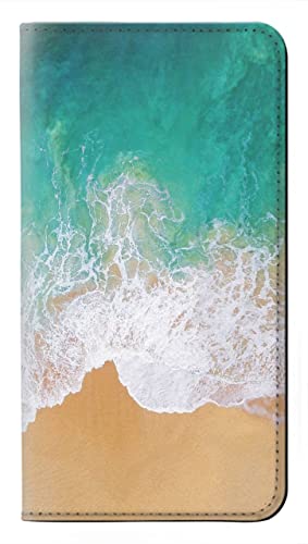 Etui Samsung Galaxy A36 en cuir avec rabat style plage de mer Housse protection intégrale