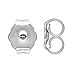 Ritastephens 14K Real White Gold Butterfly Earring Backs 5mm Regular