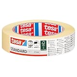 Tesa Nastro per Mascheratura Standard - Nastro in Carta per Mascheratura, Rimozione senza ...