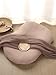 TILLYOU Muslin Baby Lounger Cover, 100% Cotton Newborn Lounger Cover, 2 Pack Baby Nest Slipcover for Boys Girls, Cover Only, Grey Brown and Light Brown