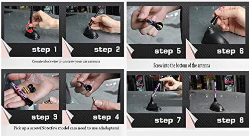 BoGoo Antenna per antenna per auto, ricambio per