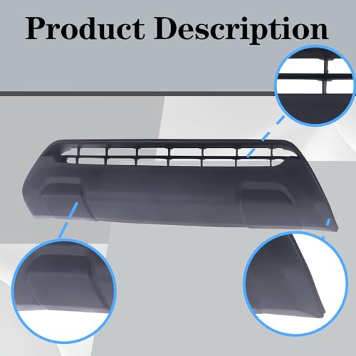 CarPartsDepot Front Black Textured Bumper Grille Grill for 2012-2015 Tacoma TO1036133 5311204030 New