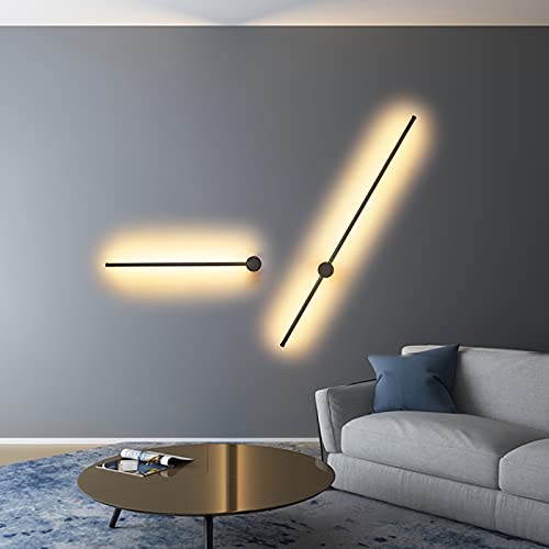 Lámpara de pared LED con luces colgantes largas y RC regulable de 80 cm 5