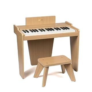 ZIPPY Kids Piano Keyboard, 37 Keys Digital Piano for Kids, Music Educational Instrument Toy, Wood Piano for 3+ Girls and Boys (Oak Basic) - Les Beatles, Paul McCartney, John Lennon, RIngo Starr, George Harrison