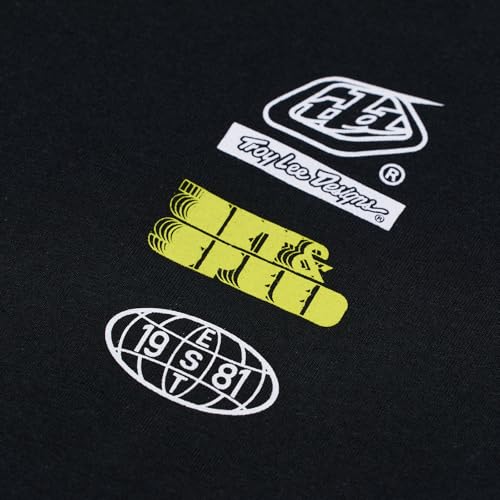 Troy Lee Designs - Youth Short Sleeve TEE; Overload Black SM3