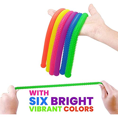 TBEONE 6 peças de brinquedos sensoriais de borracha termoplástica estilo aleatório, brinquedos senso