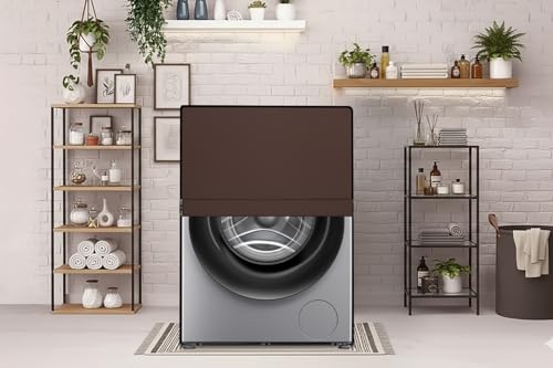Image of The Furnishing Tree Washing Machine Cover Coffee Compatible for Bosch 6 Kg Fully-Automatic Front Loading WLJ2026SIN - D x W x H : ( 48.3x61x86.4 CM )