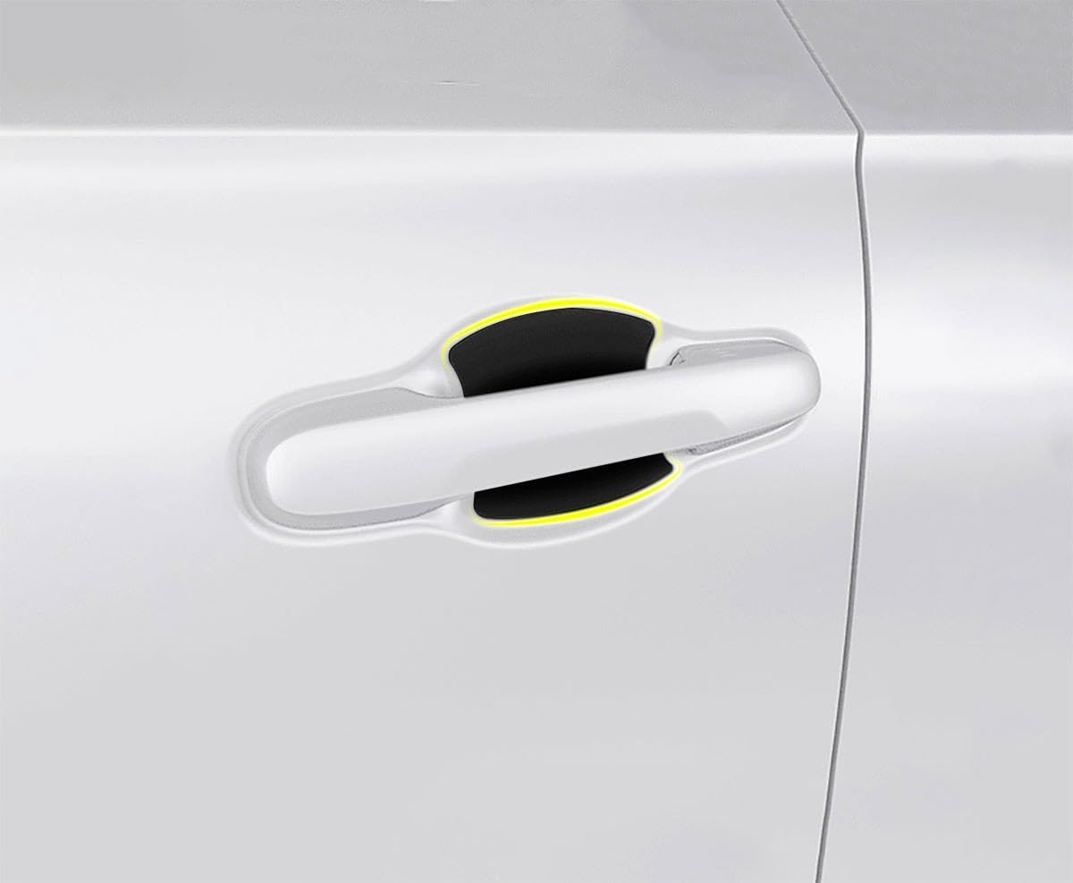 Exterior Door Handle Bowl Covers Compatible with Honda New Passport 2026 2027 Door Handle Cup Bowl Cover Trims Car Accessories ABS 4PCS(Carbon Fiber Style)