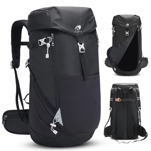 Outplea 50L Groß Wanderrucksack mit Öffnung Vorne Herren Damen...