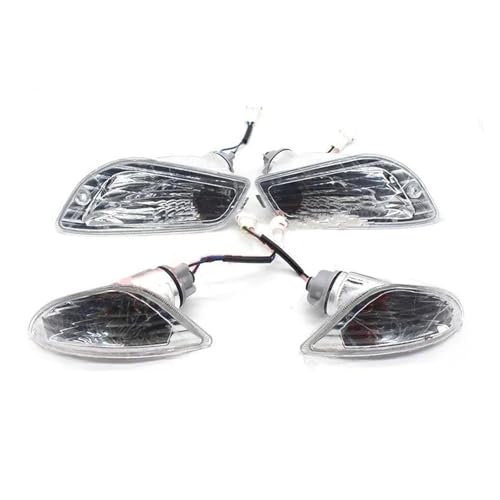 SUTVCM Clignotants Pour Vespa LX 50 125 150 2-Takt LXV Arrière Et Avant Moto Clignotant Voyant Lampe Direction(UN ENSEMBLE)