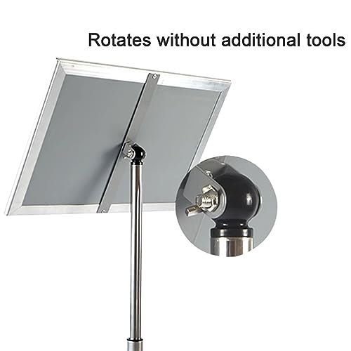 Support d'affiche réglable avec base ronde robuste pour panneau de 44,5cm