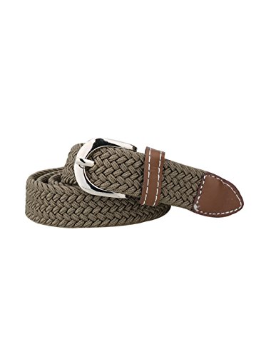 uxcell Women Elastic Stretchy Braided Woven Alloy Buckle Casual Belt Width 1 Inches2