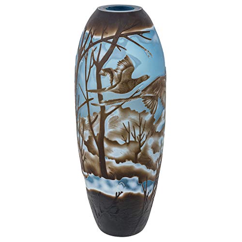 Vase Replika nach Galle Gallé Glasvase Glas Antik-Jugendstil-Stil Kopie c2 Vase Replika nach Galle Gallé Glasvase Glas Antik-Jugendstil-Stil Kopie c2