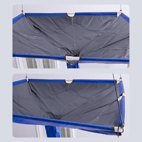 Funda de limpieza de aire acondicionado, bolsa de mantenimiento reutilizable para unidades centrales, de techo, de pared y de cassette, eliminación eficaz del polvo y la suciedad