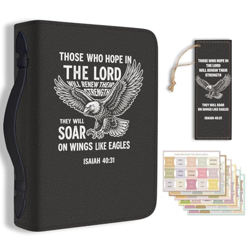 Cadeau chrétien église étui de transport bible vintage homme