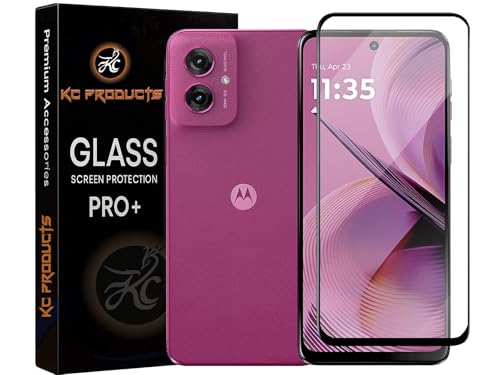 Image of Tempered Glass Screen Protector Compatible For MOTO G55 / G55 Motorola with Easy Self Installation Kit