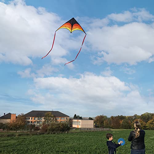 image for Kaiciuss Delta Kite for Kids & Adults Easy to Fly Large, The Easiest S