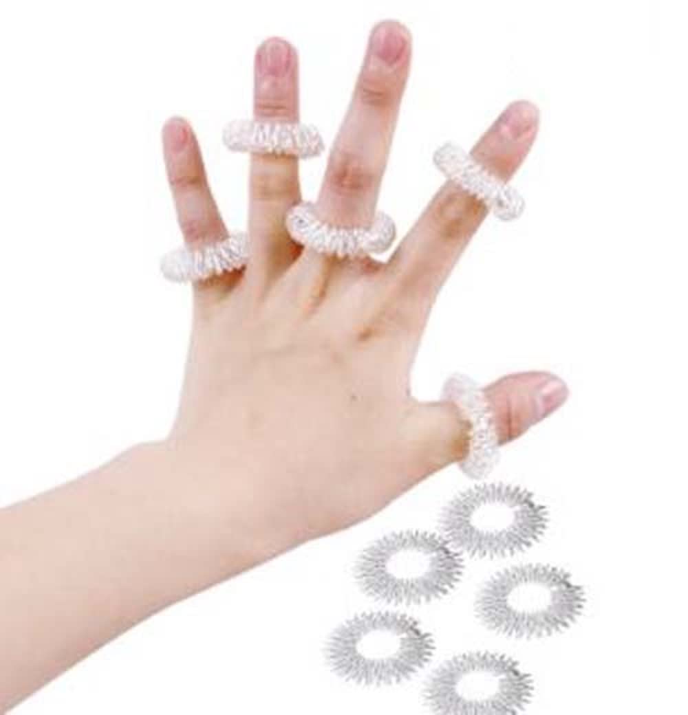 Acupressure Sujok Ring Massager Assorted Best Colour (10PCS) Code 317